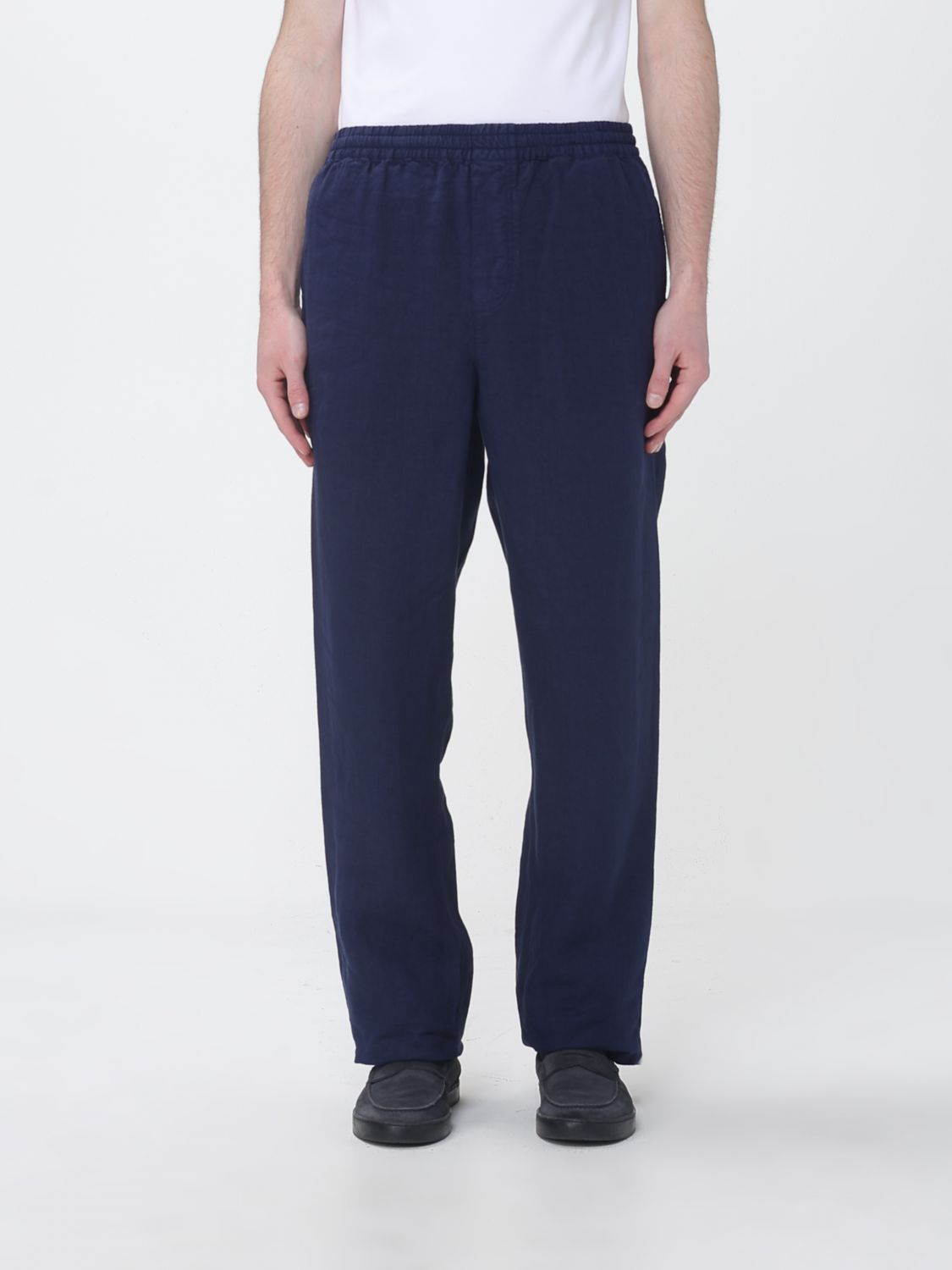 Pants Men color Blue