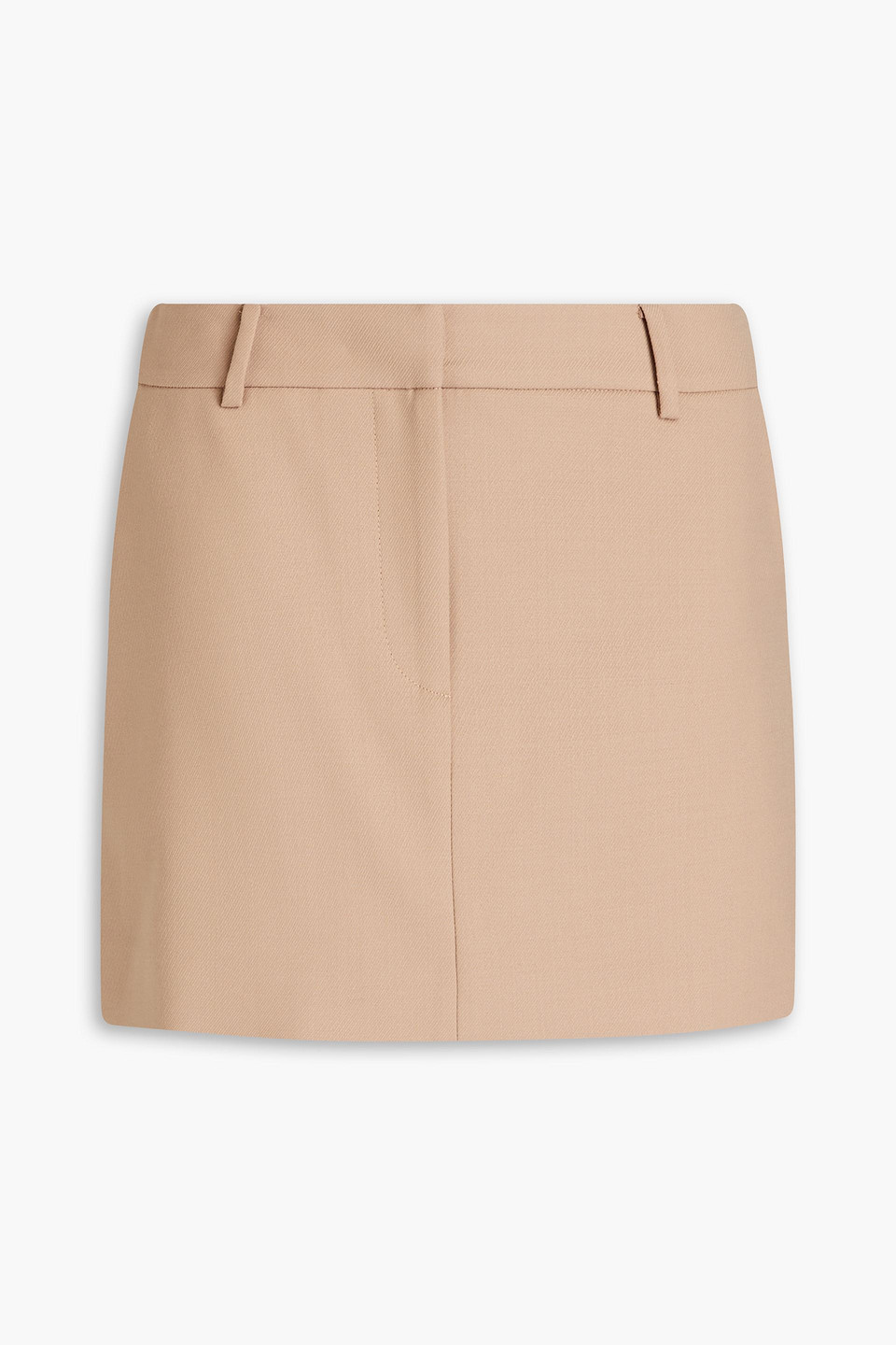 Twill mini skirt