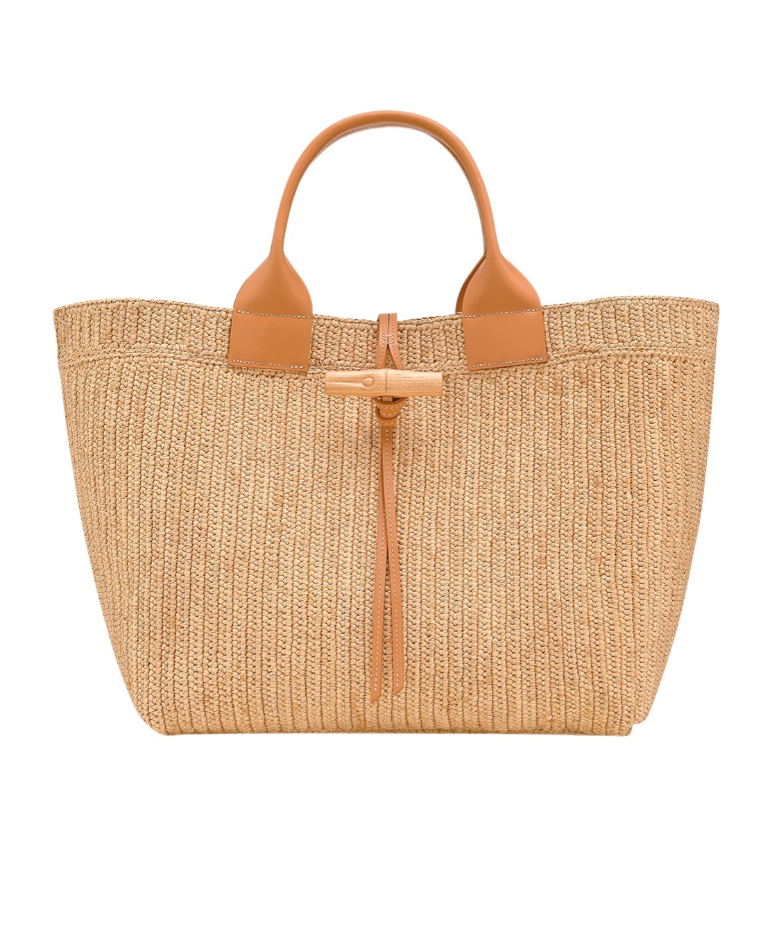 Double-handled handbag