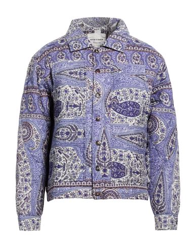 Man Puffer Purple Size L Cotton