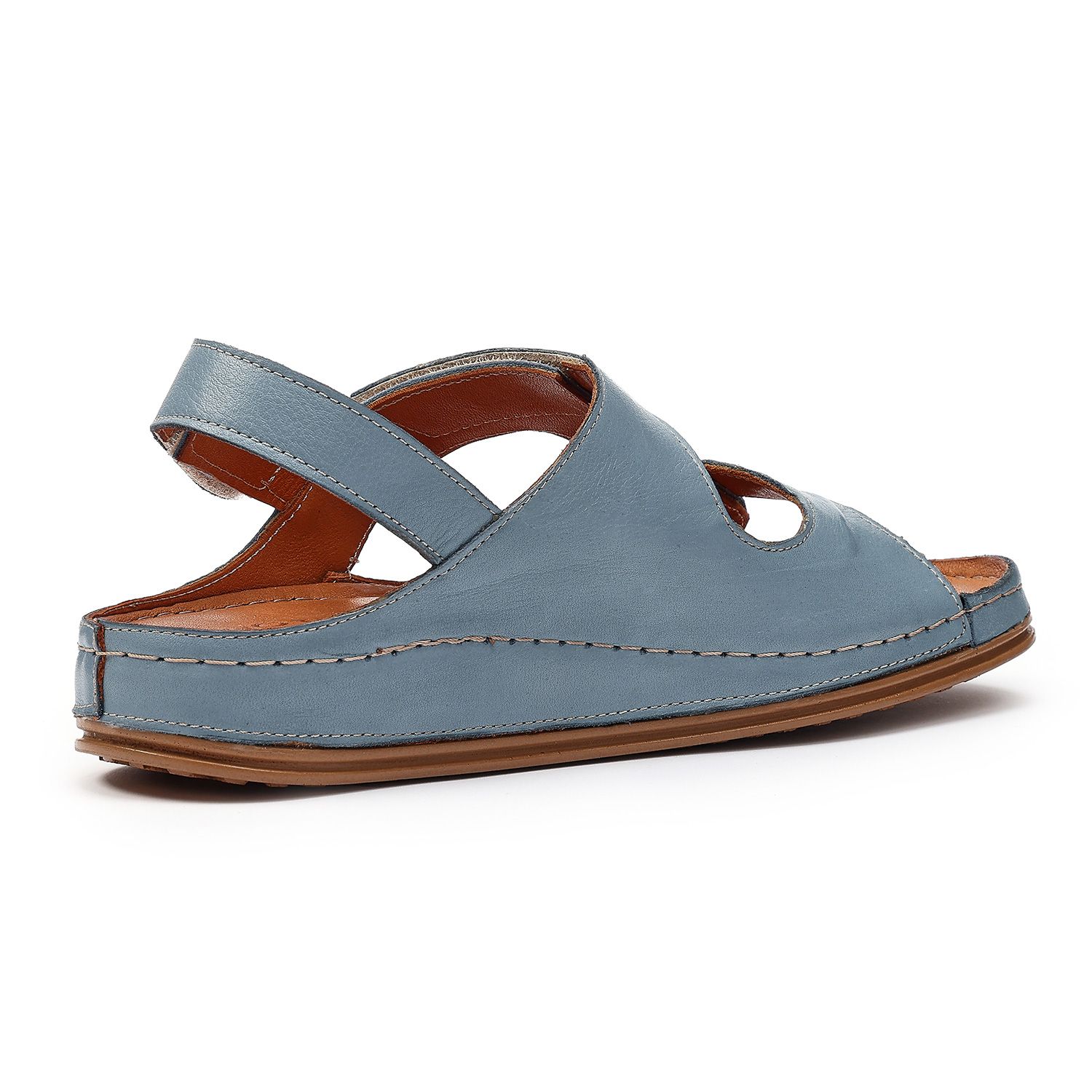 Hotter Wide Fit 'dilara' Sandals In Mid Blue