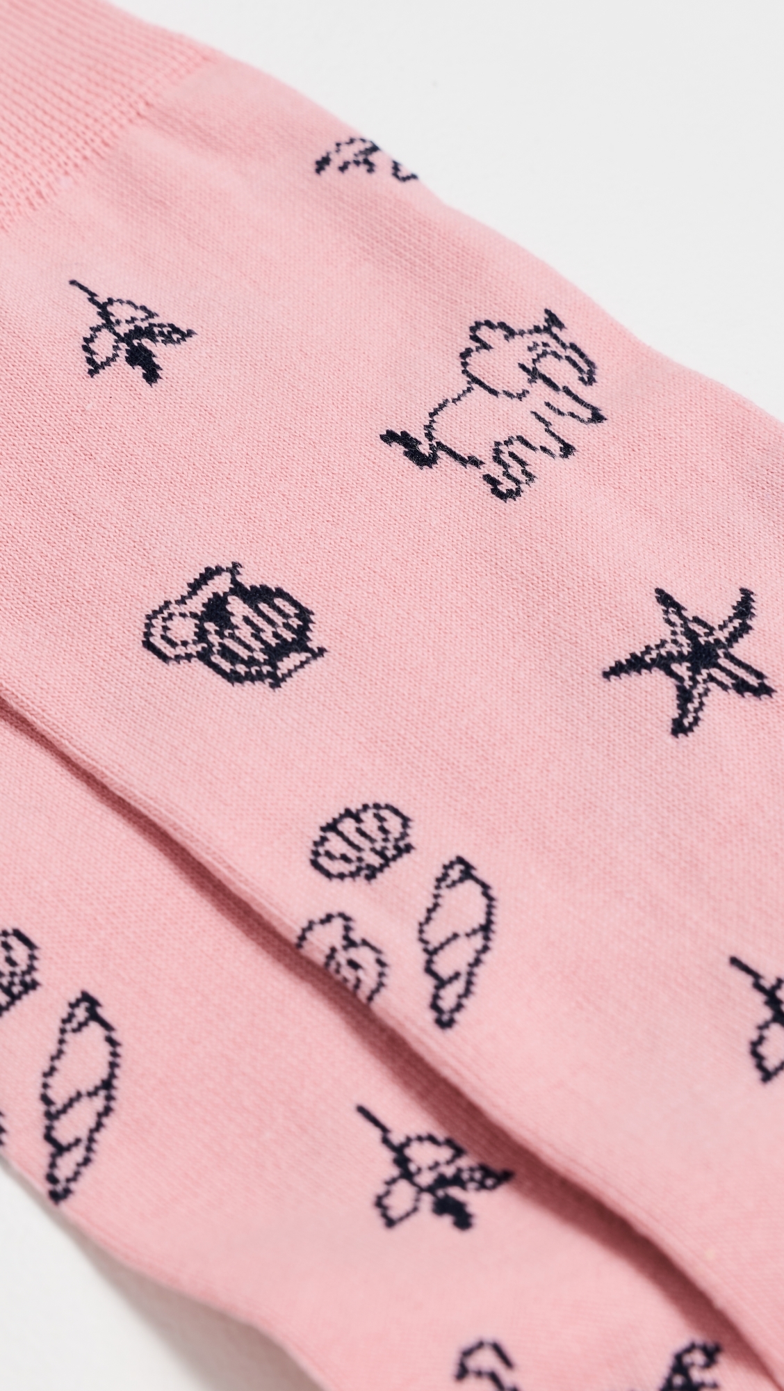 Ostrich Socks Pink One Size