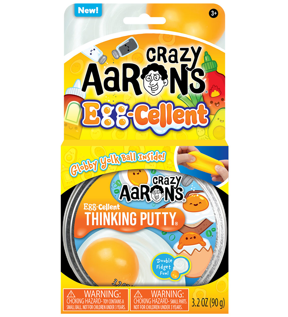 Crazy Aarons Putty - 90g - Eggcellent - Crazy Aarons - OneSize - Slime