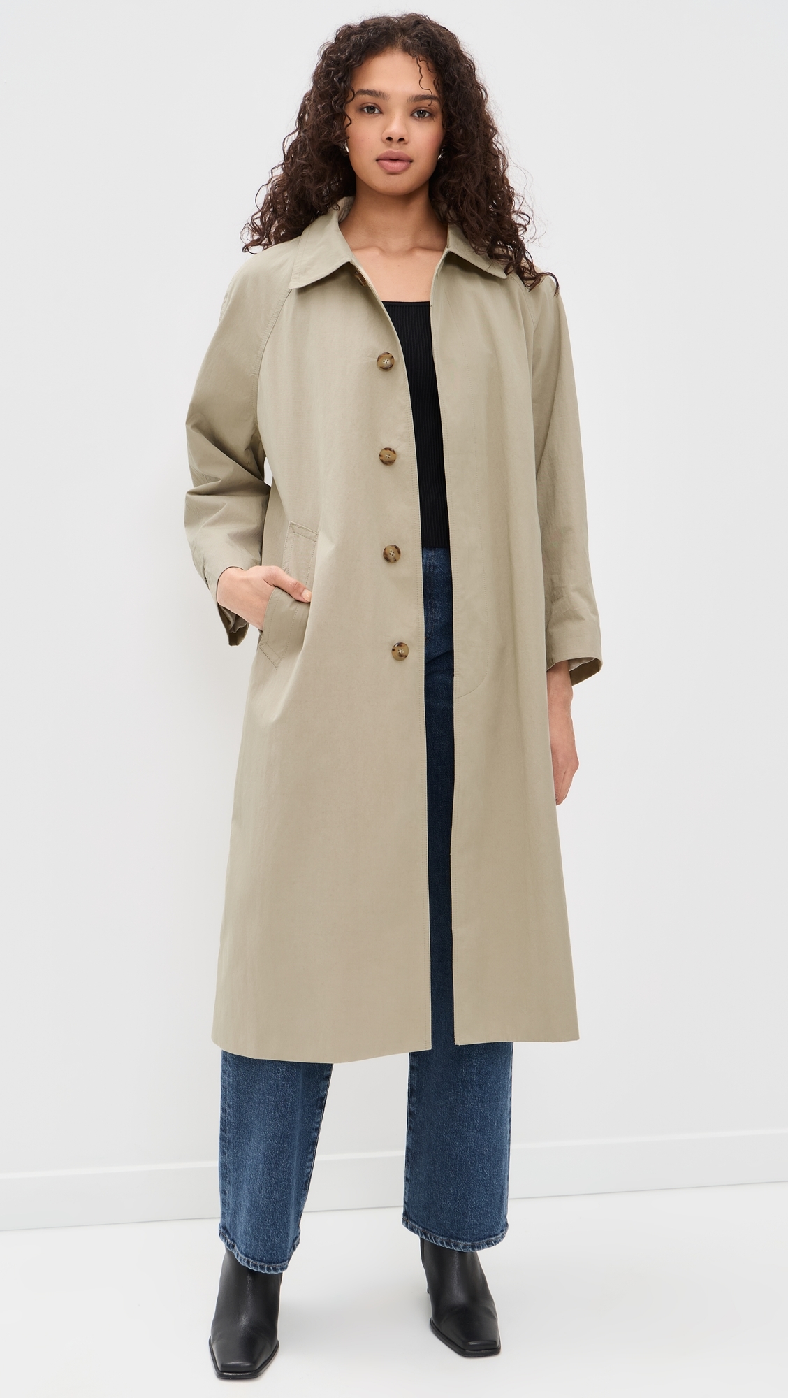 Refined Mac Coat Khaki