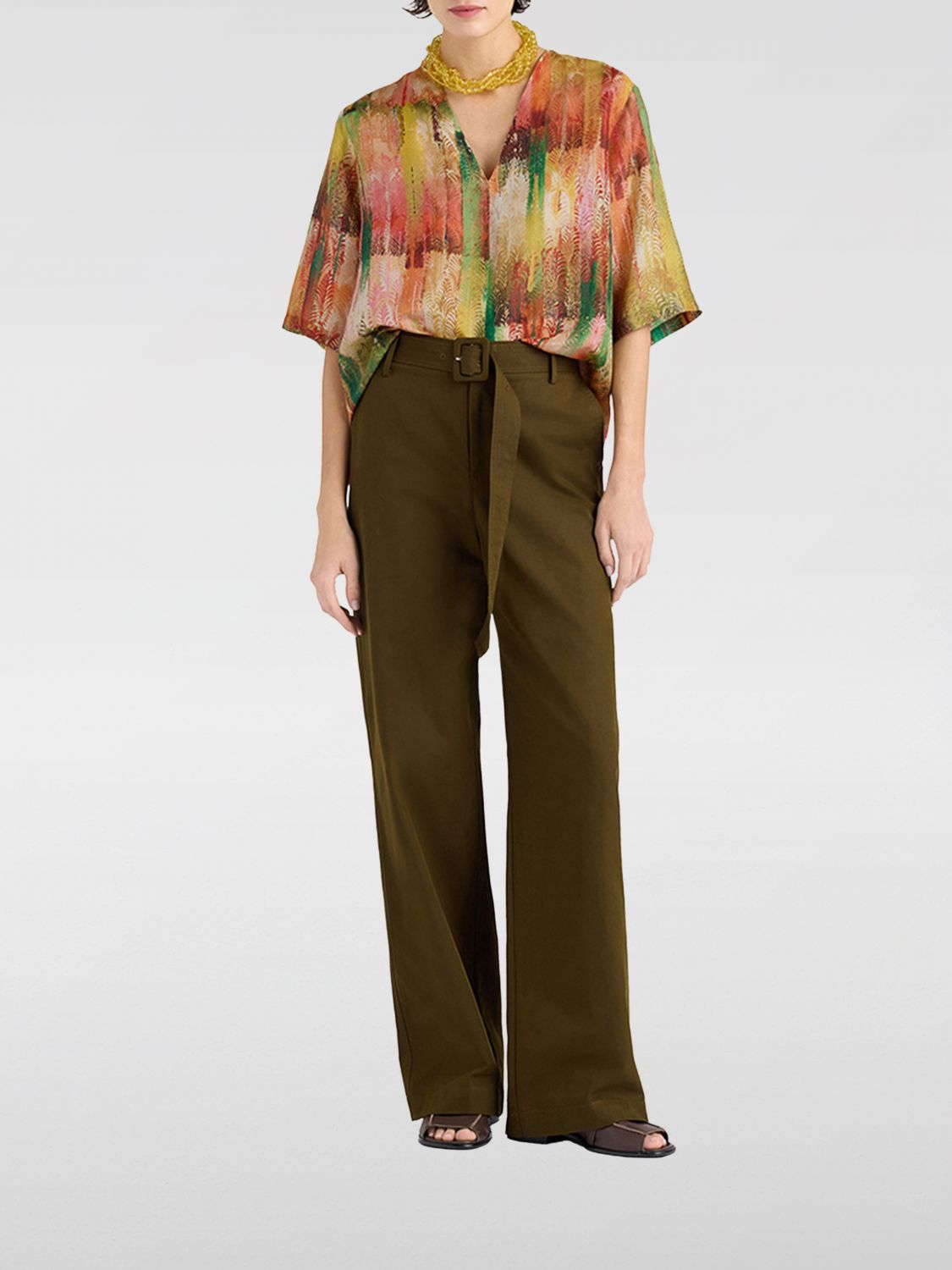 MOMONÌ Shirt Woman color Green