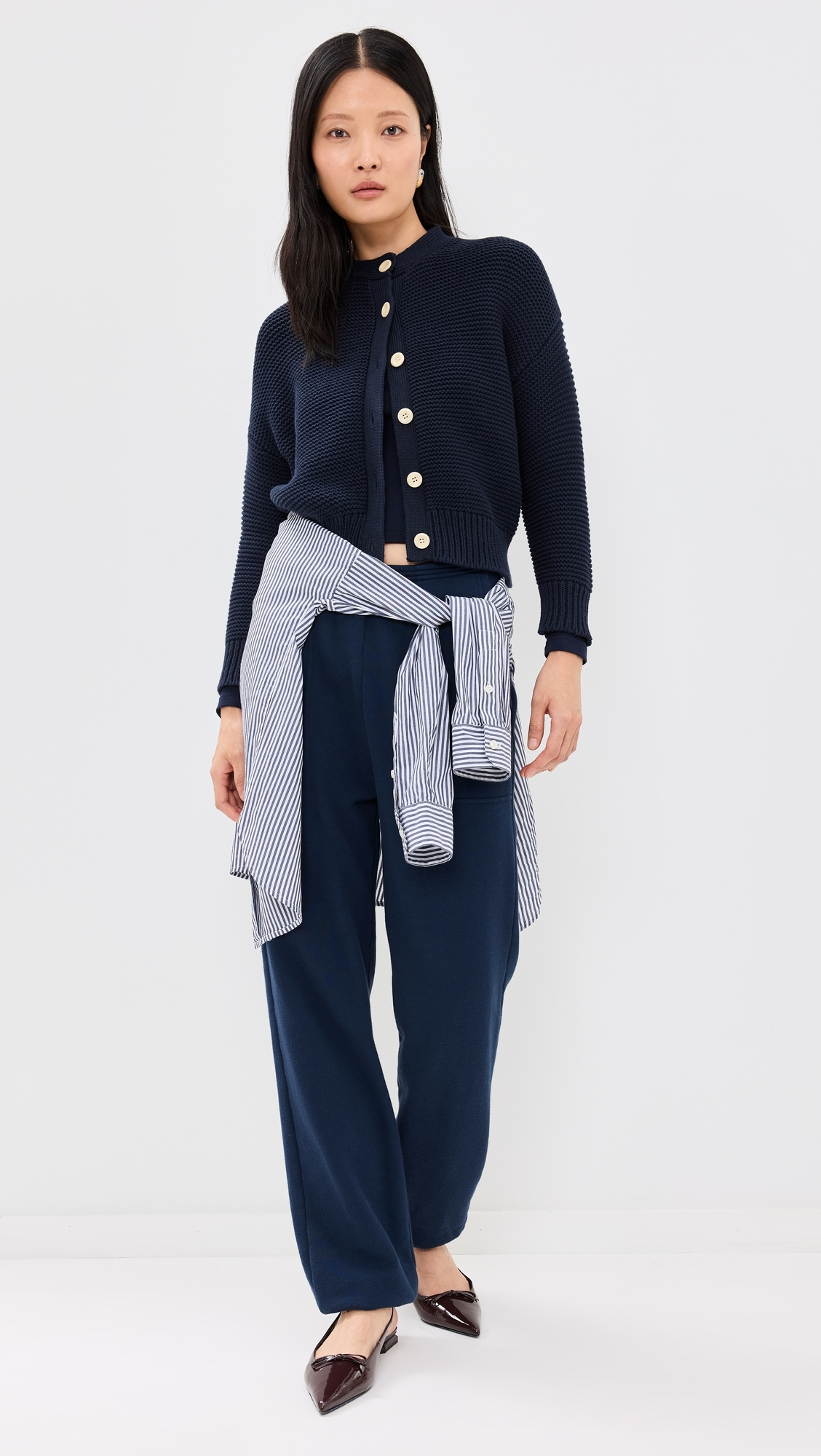 Nico Chunky Cardigan Dark Navy