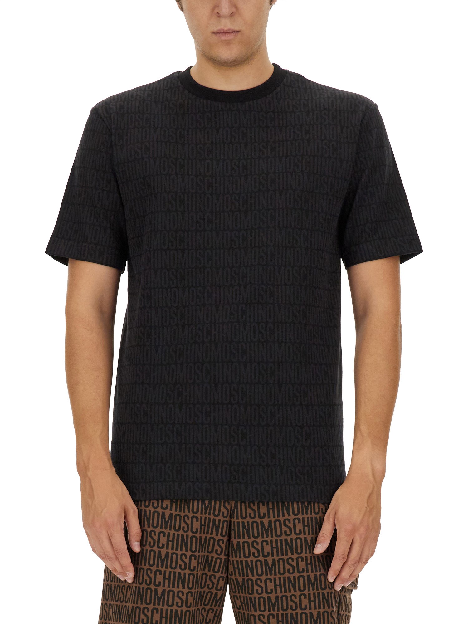 T-shirt with all over logo