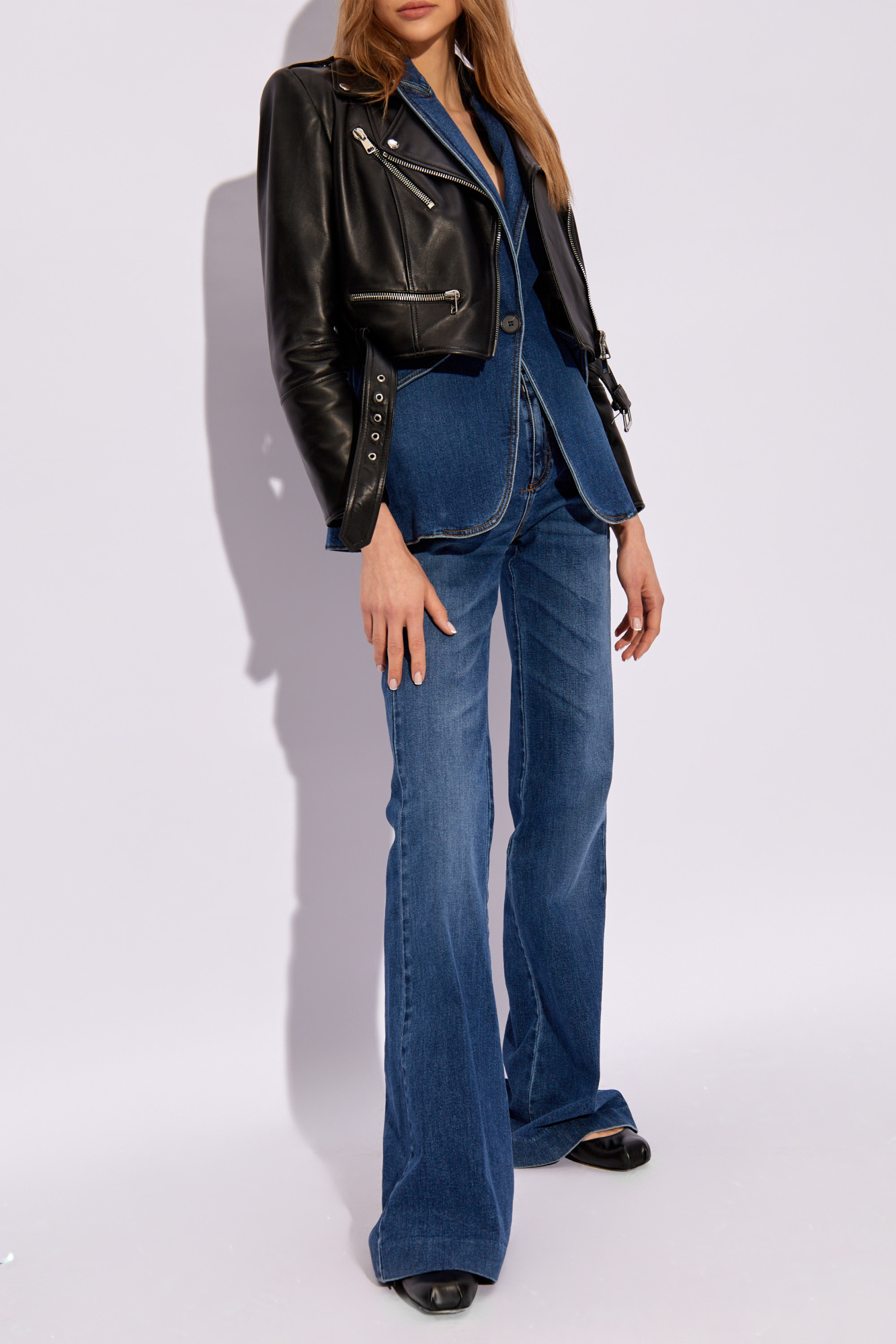 Leather Jacket, Women's, Black