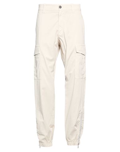 Man Pants Beige Size 30 Cotton, Elastane