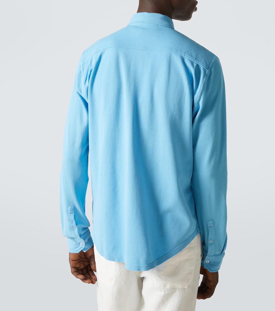Giles cotton piqué shirt
