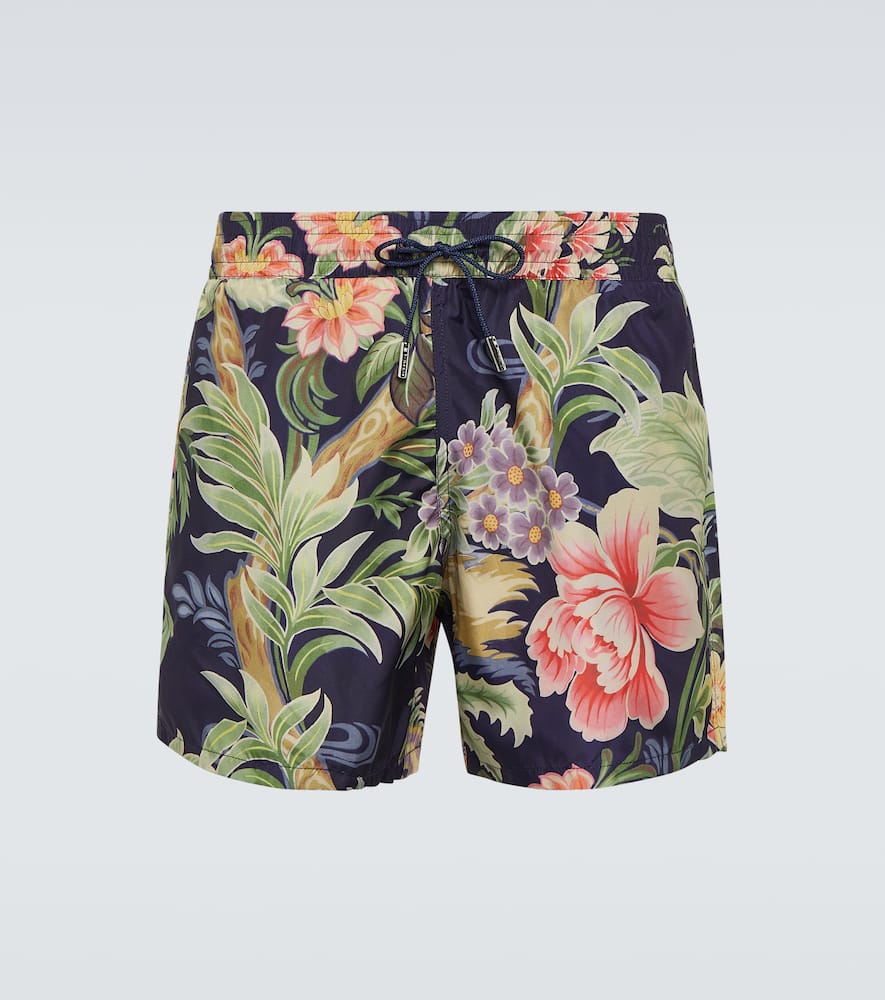 Printed swim trunks