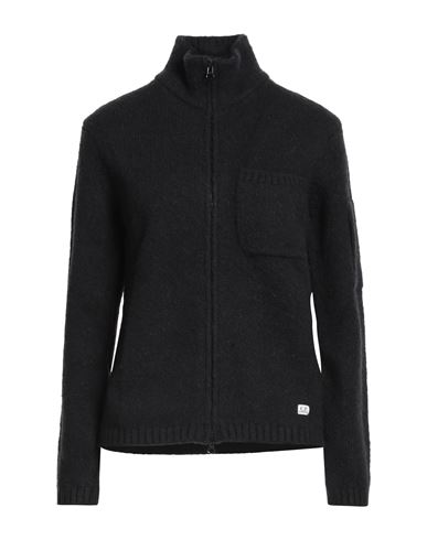 C. p. Company Woman Cardigan Black Size XXL Polyamide, Alpaca wool, Polyester