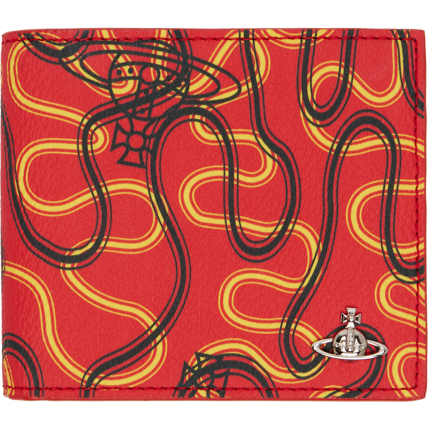 Red Billfold Man Wallet