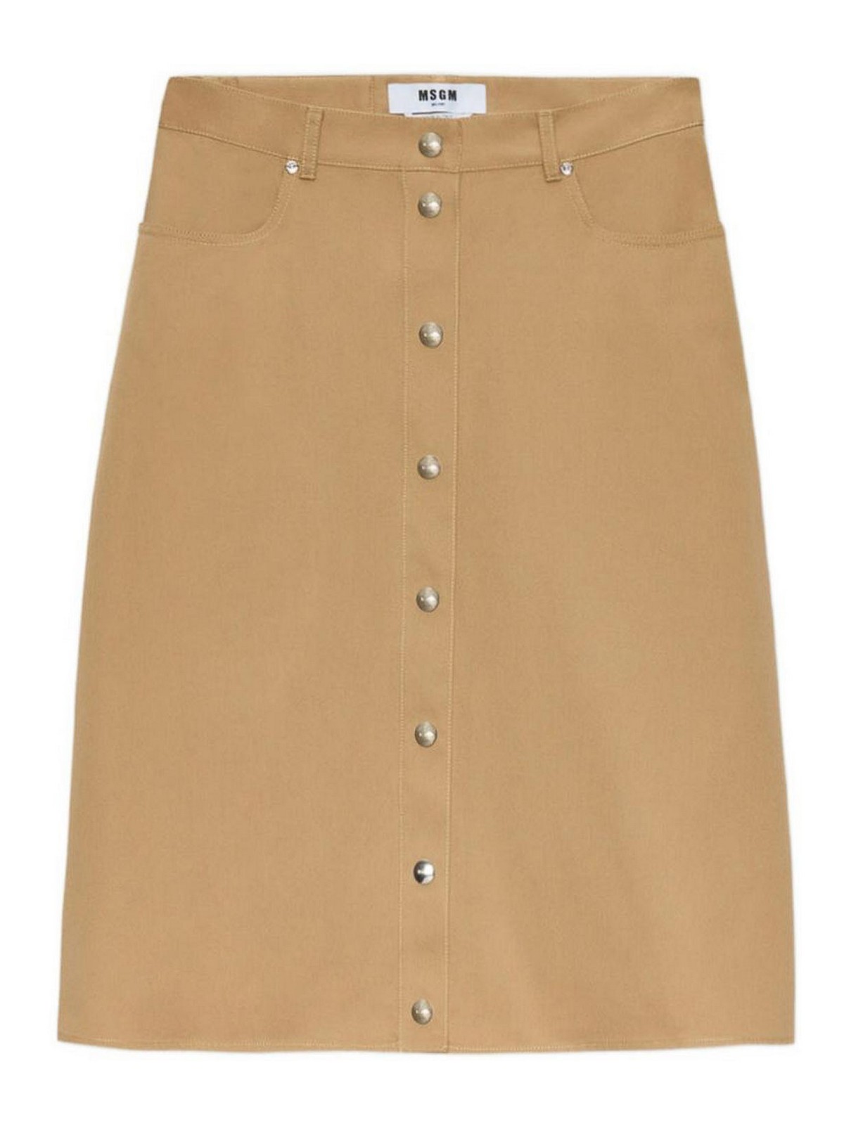 M. S.G. M. Midi Skirt With Buttons
