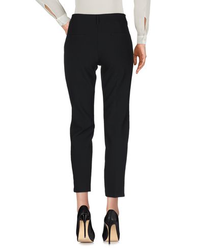Woman Pants Black Size 4 Polyester, Viscose, Cotton, Elastane