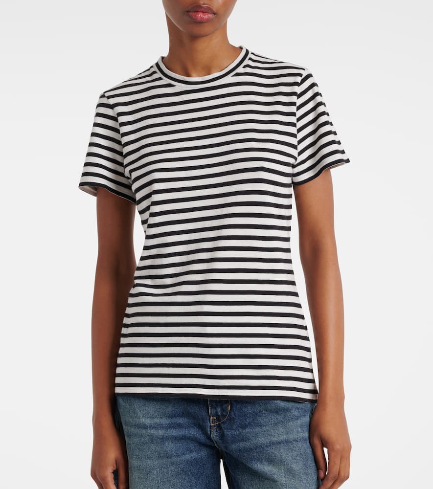 Nili Lotan Susana striped cotton jersey T-shirt