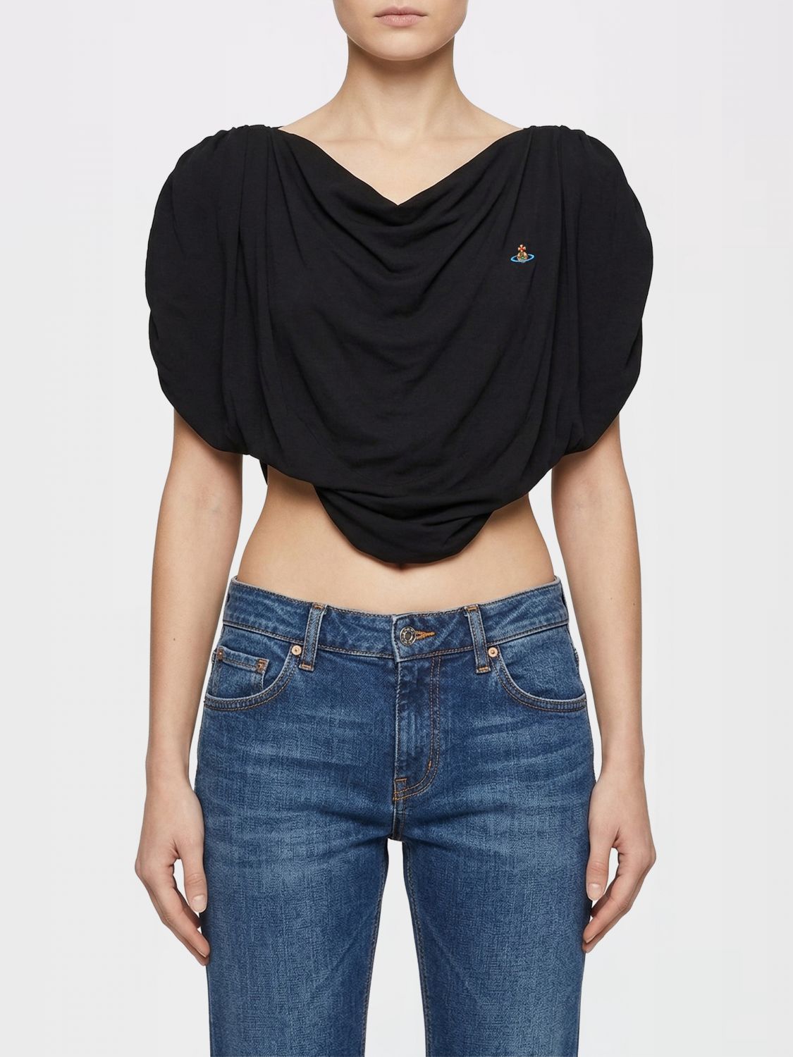Top Woman color Black