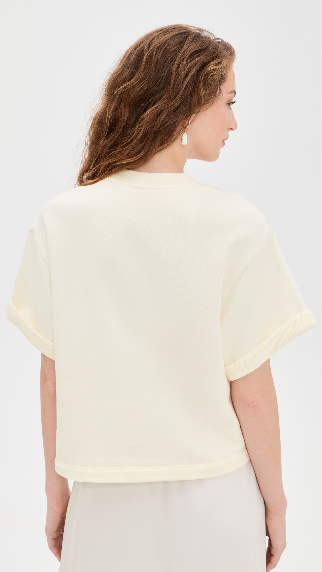 Cove Top with Embroidery Creme