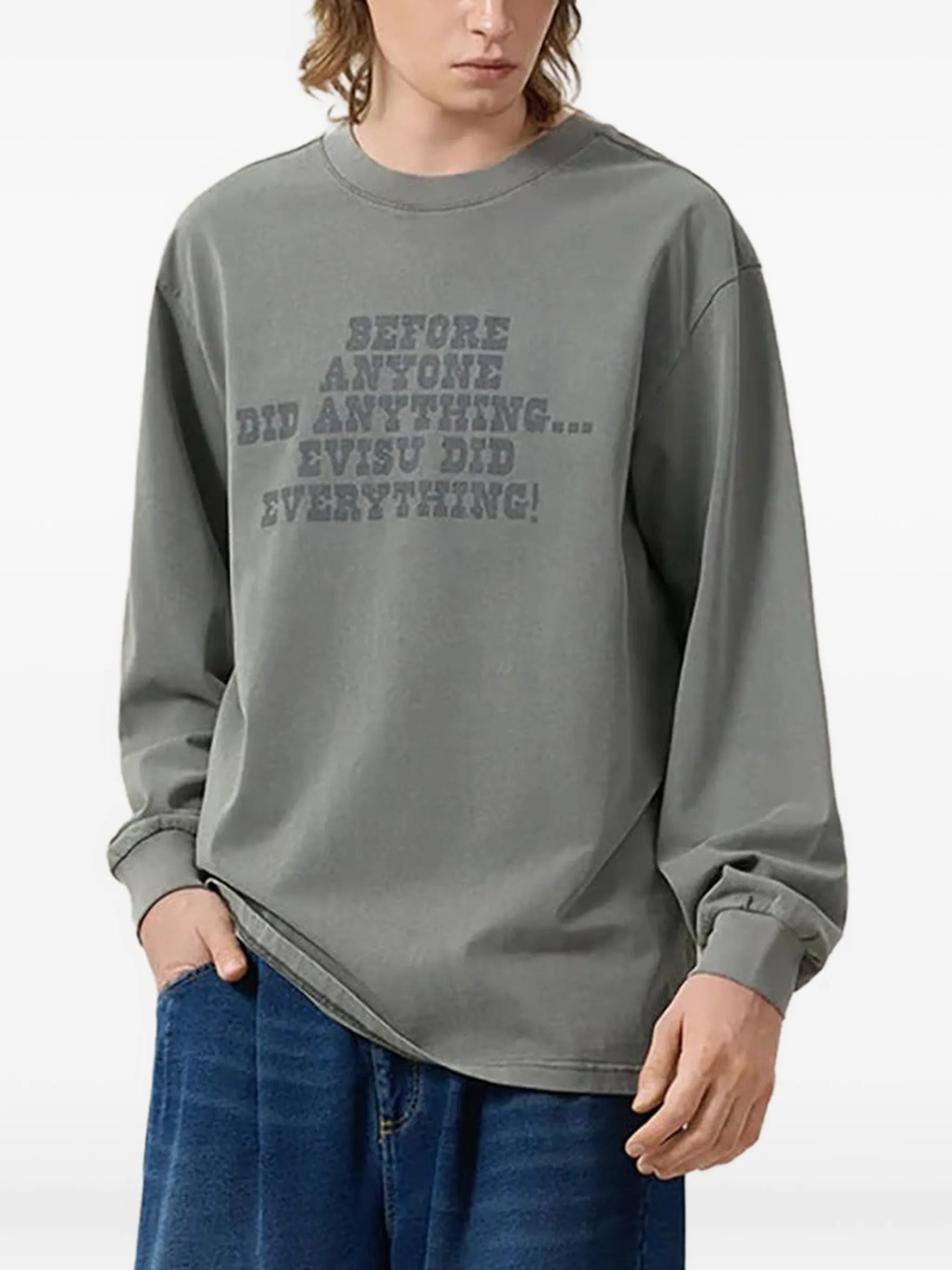 Evisu Ej Fire Daicock Ls Tee