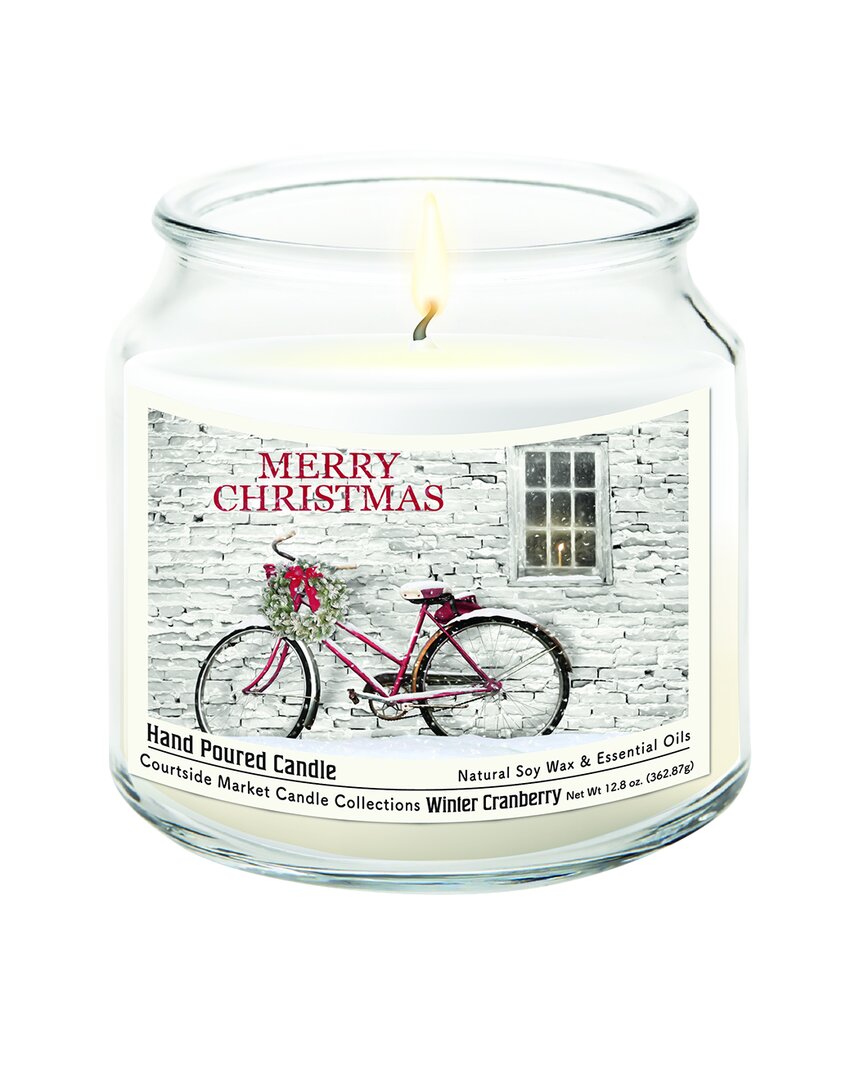 Merry Christmas Hand-Poured Soy Wax Candle