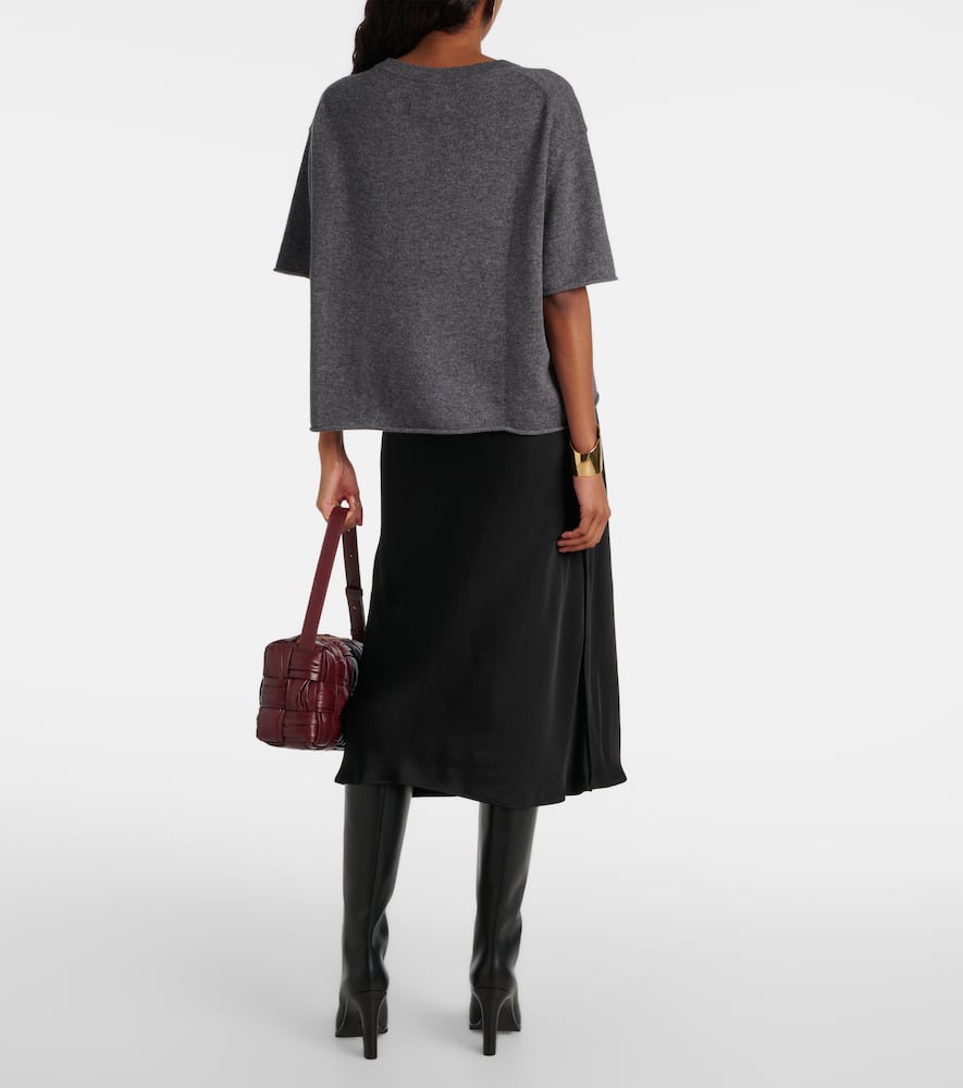 Cila knitted cashmere T-shirt