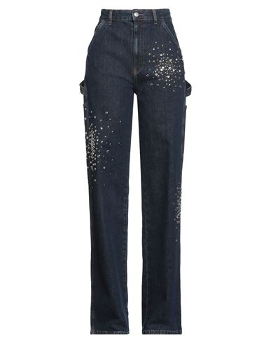 Des_phemmes Woman Jeans Blue Size 4 Cotton, Elastane