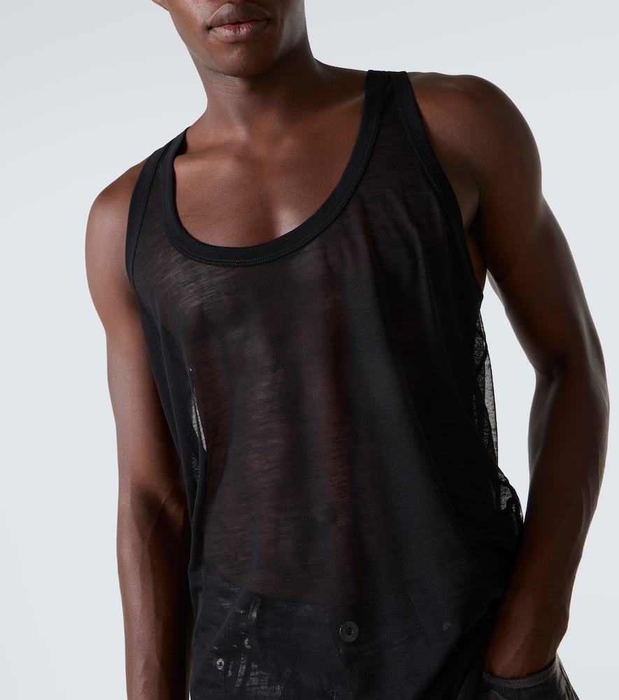 Wool-blend tank top