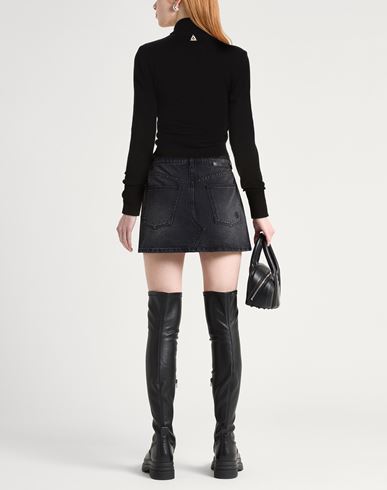 Woman Turtleneck Black Size L Lyocell, Merino Wool, Elastane