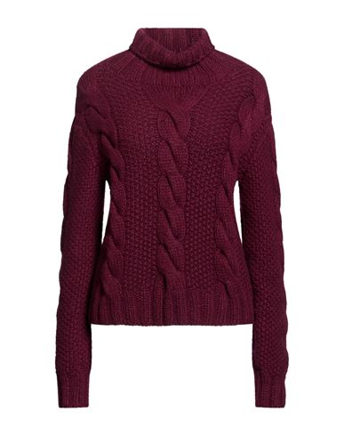 Woman Turtleneck Plum Size XL Cashmere