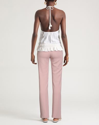 Woman Pants Antique rose Size 4 Viscose, Elastane, Polyester