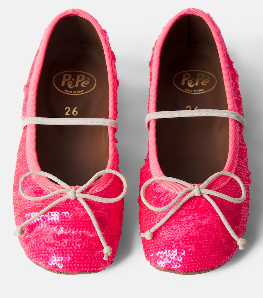 PèPè Embellished ballet flats