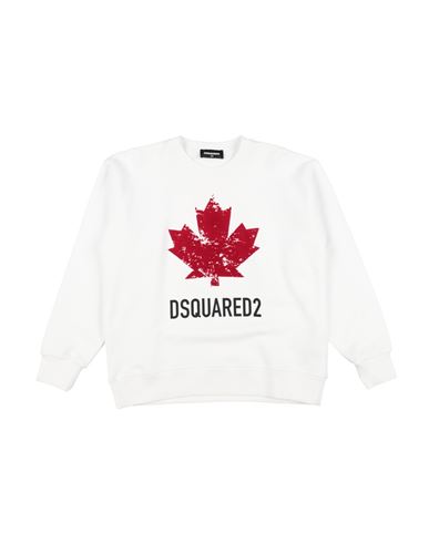 Kid Boy Sweatshirt White Size 12 Cotton, Nylon