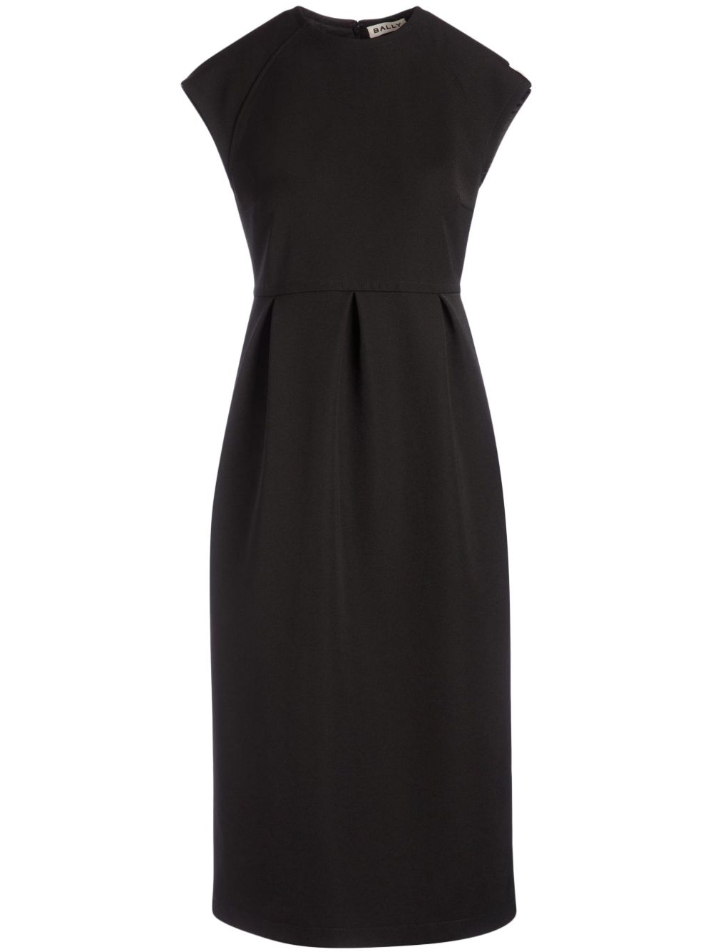 Gathered mini dress - Black