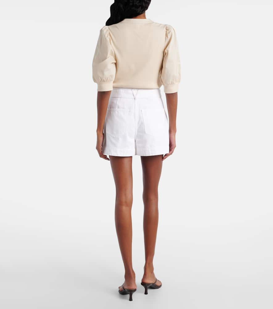 Agee cotton-blend skort
