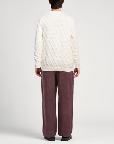 Alpha Studio Man Sweater Off white Size 42 Cotton, Polyamide