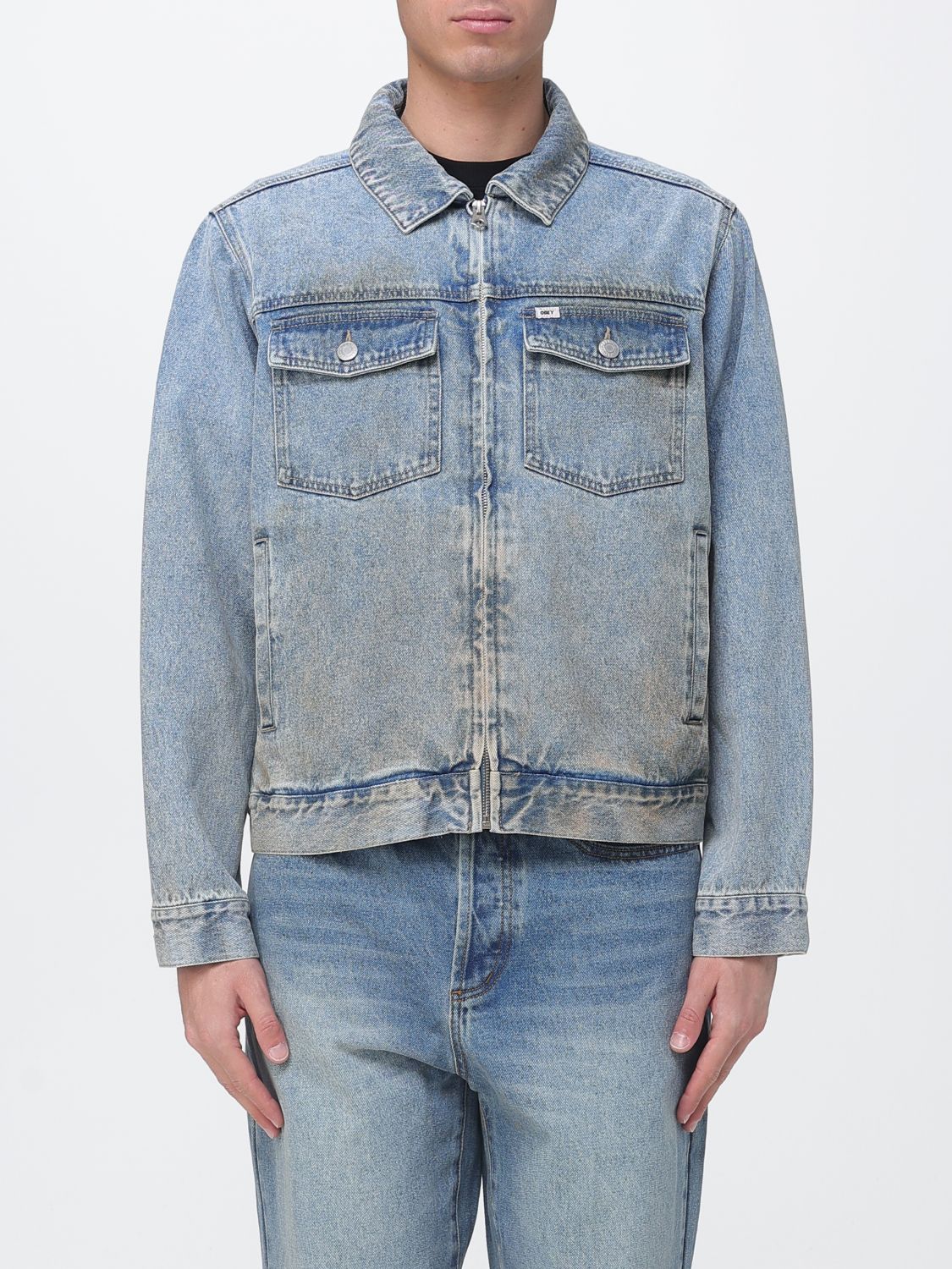 Jacket Men color Indigo
