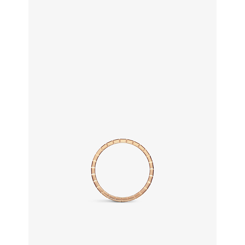 Ice Cube 18ct Rose-Gold and Diamond Ring