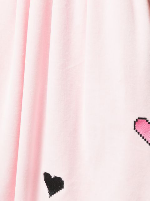 Heart pleated skirt