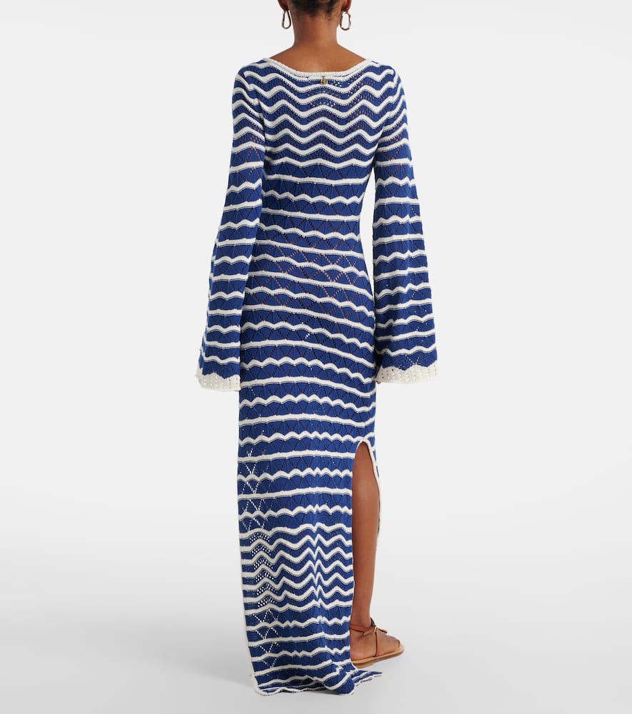 Rey knitted cotton-blend maxi dress