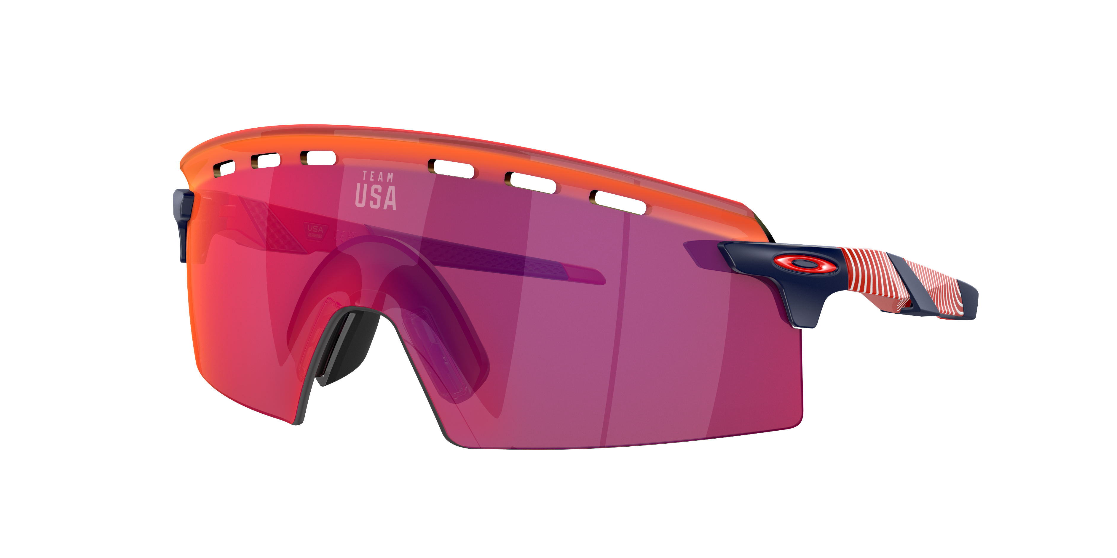 Oakley Man Sunglass OO9235 Encoder Strike Team USA - Frame color: Matte Navy, Lens color: Prizm Road
