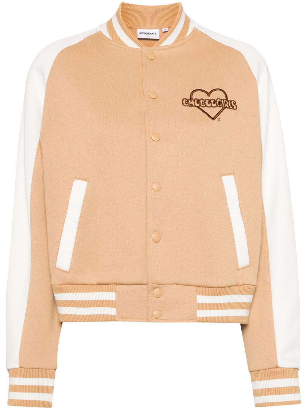 Logo-embroidered jacket