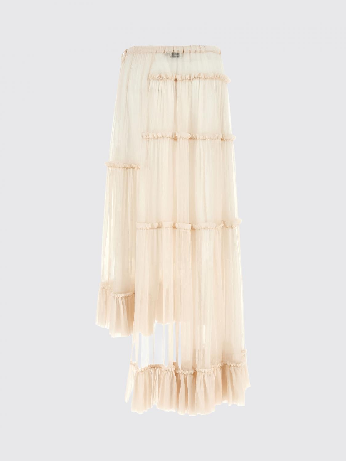 Skirt Woman color Beige