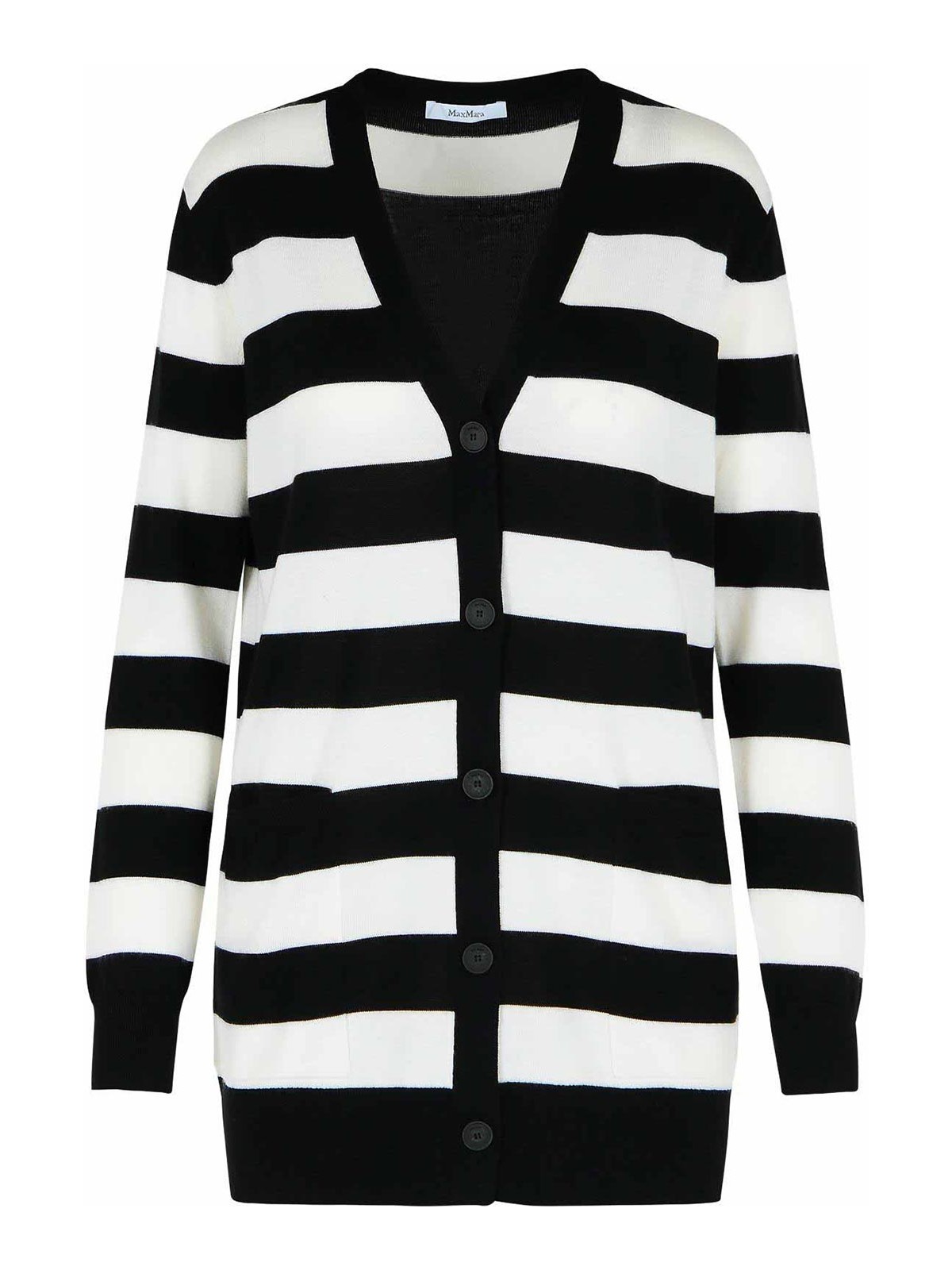 Fiemme Two-Tone Virgin Wool Cardigan