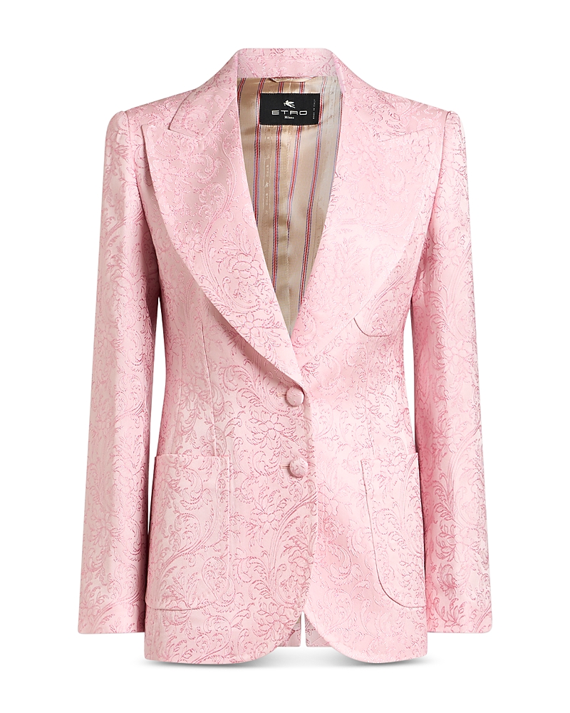 Jacquard blazer - Pink