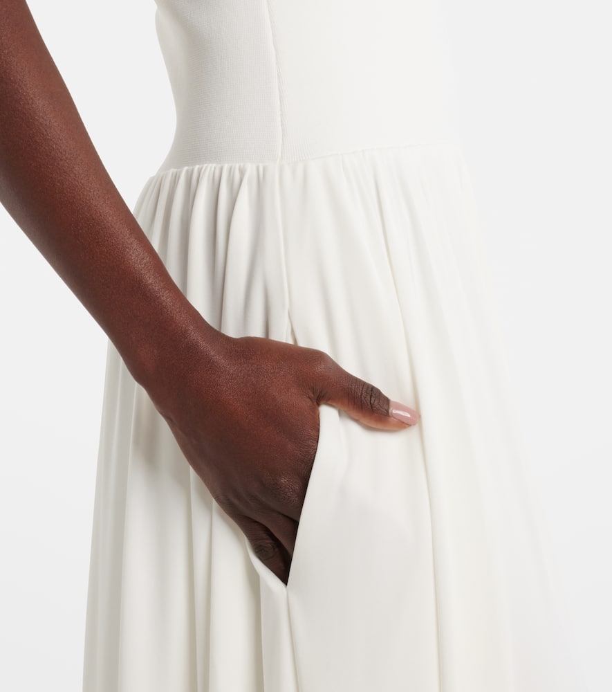Amarantha draped jersey maxi dress