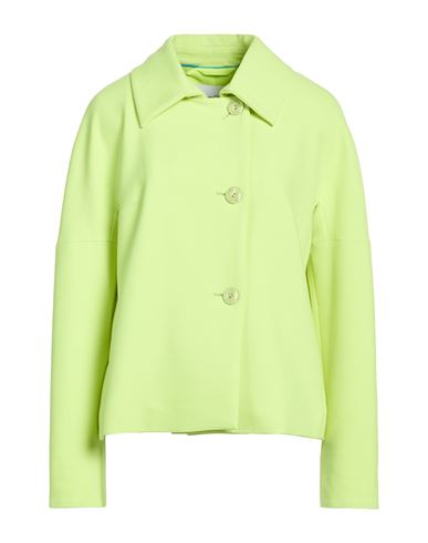 Woman Jacket Lime green Size 14 Polyester, Viscose, Elastane
