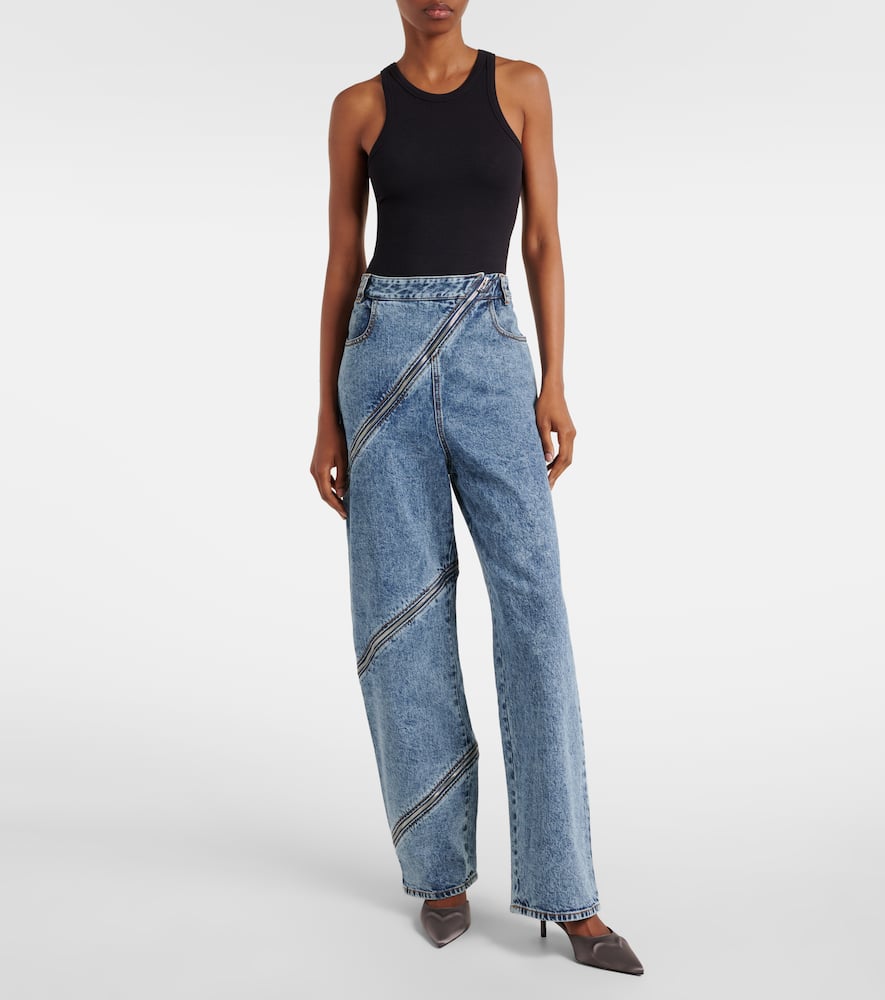 Alaïa Le Caur 3D 55 satin mules