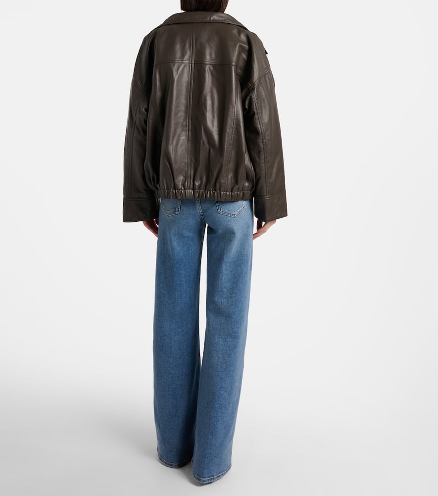 Lotta high-rise wide-leg jeans