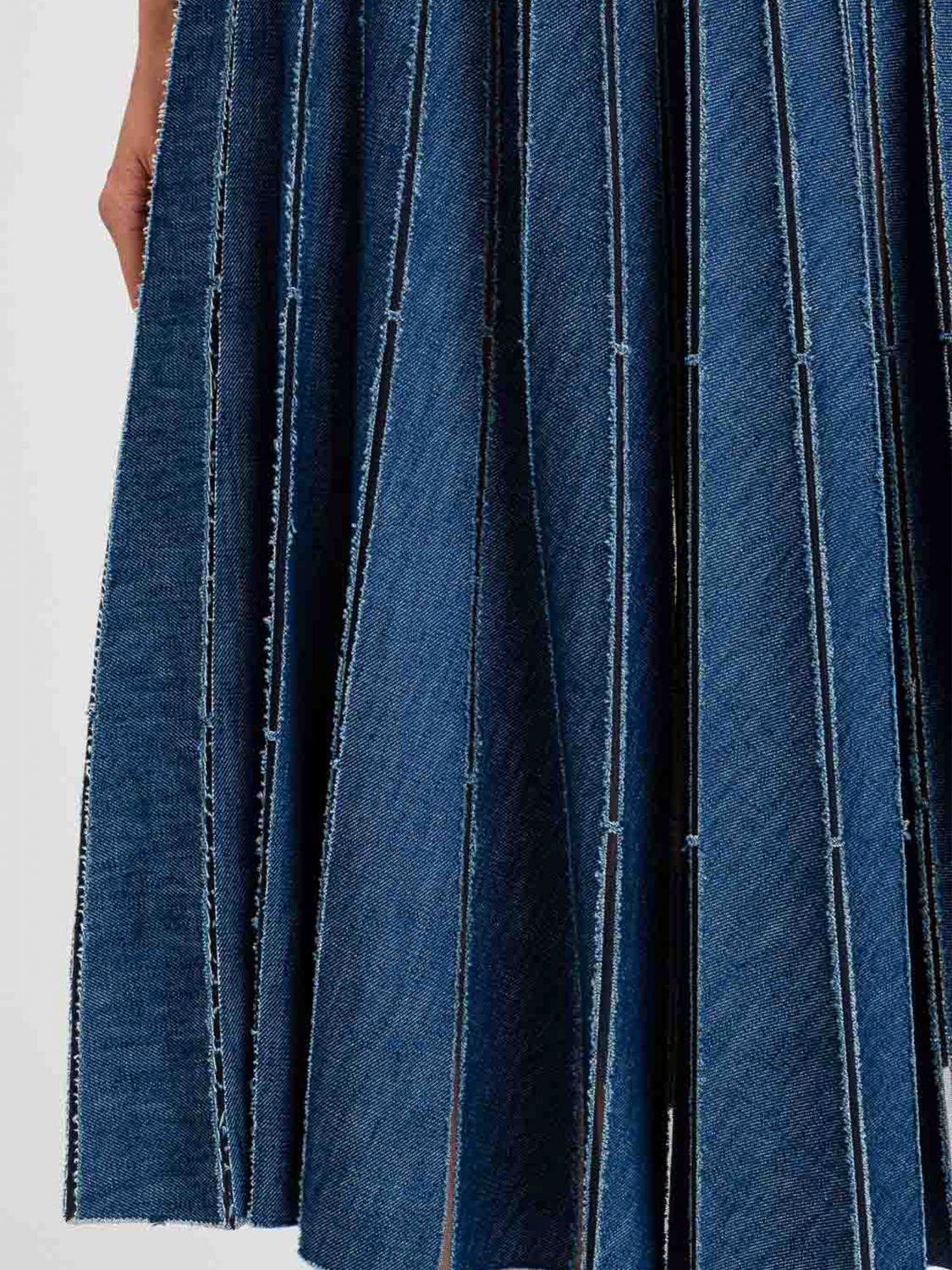 Skirt Woman color Denim
