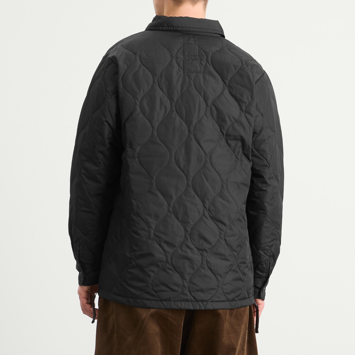 Men's Zip Over Shirt Black